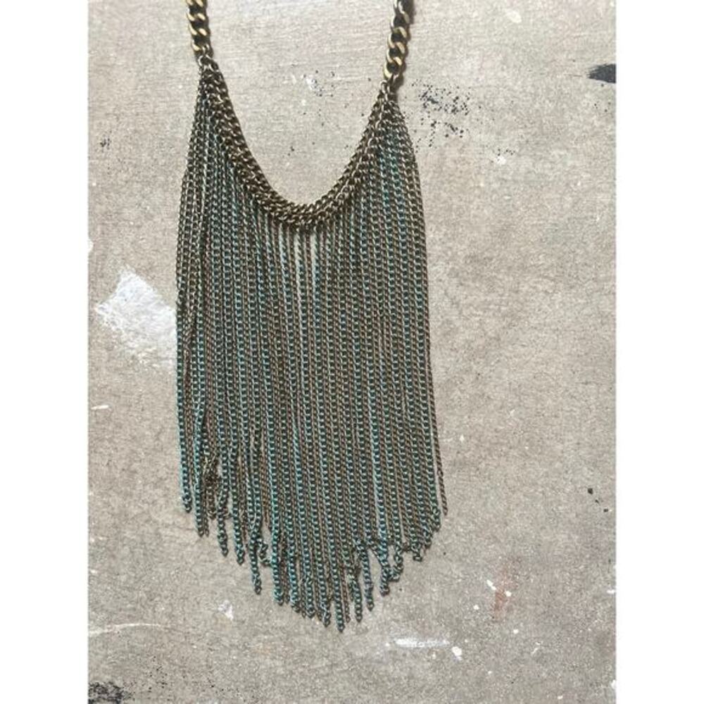 Necklace, Chain Fringe, Layering
